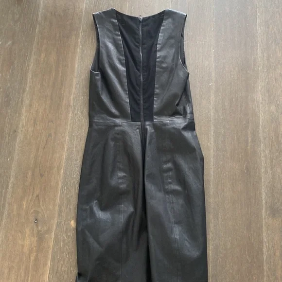 Alice olivia leather dress sz xs - Picture 4 of 4